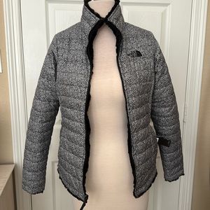 North Face reversible  girls jacket -